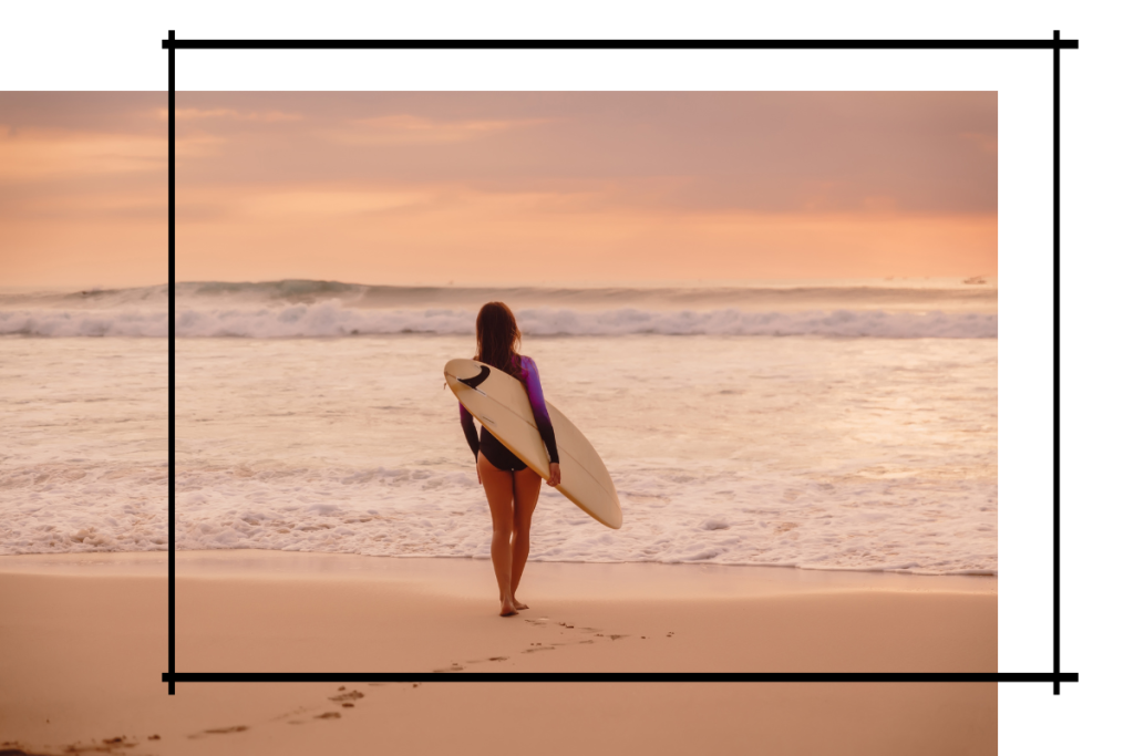 Paddle out in La Mision in Baja California Mexico